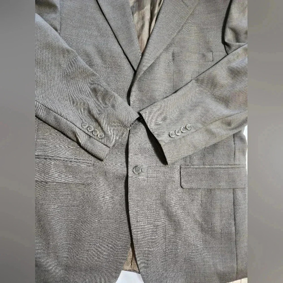 Men's Haggar Black Label Coat, Brown, Size 46L, PreOwned - Picture 3 of 7